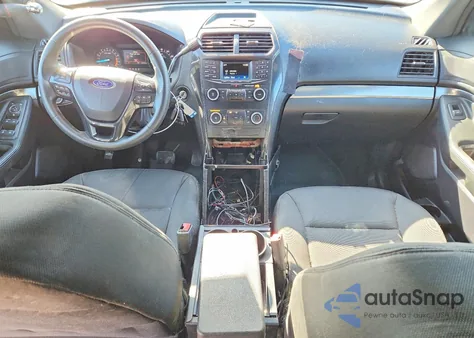 2019 Ford Explorer Police Interceptor z USA, uszkodzony, nr VIN 1FM5K8AR1KGA16953